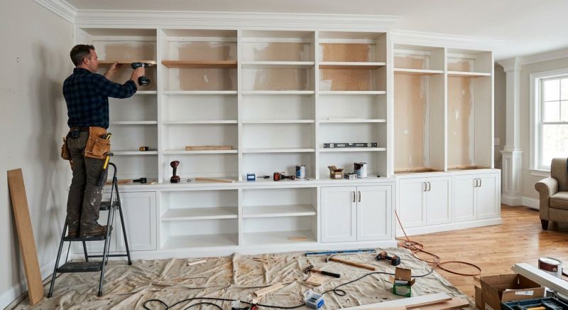 Built In Storage Installation in Greensboro, NC