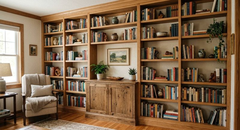 Custom Bookshelves Installation in Alexandria, VA