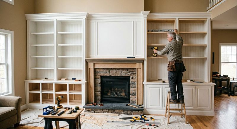 Fireplace Built Ins Installation in Winston Salem, NC